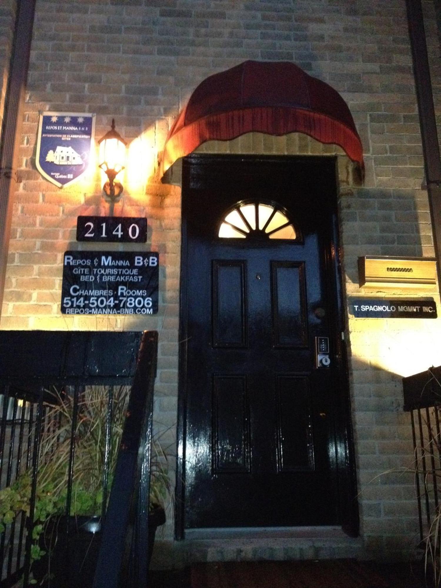 Repos & Manna Downtown Montreal Bed & Breakfast Exterior photo